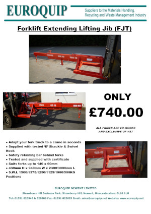 Forklift Lifting Jib 12