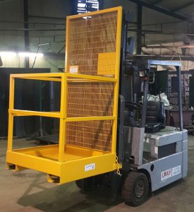 Safety Access Platform with Lift Up Bar
