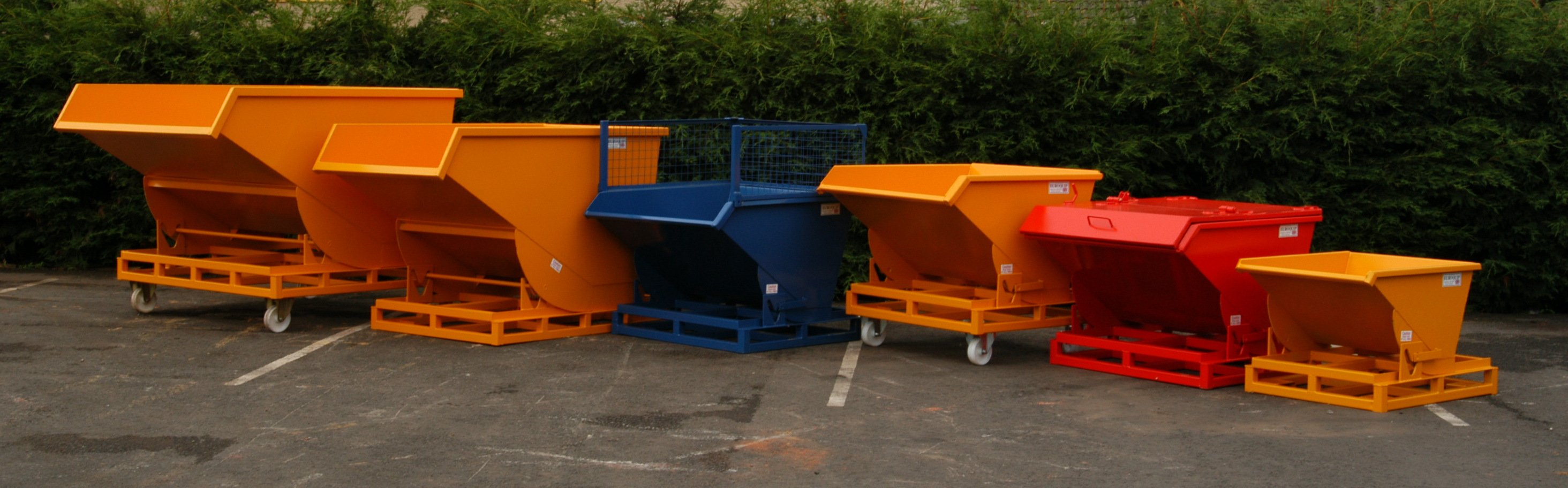 Euroquip's range of Forklift Tipping Skips